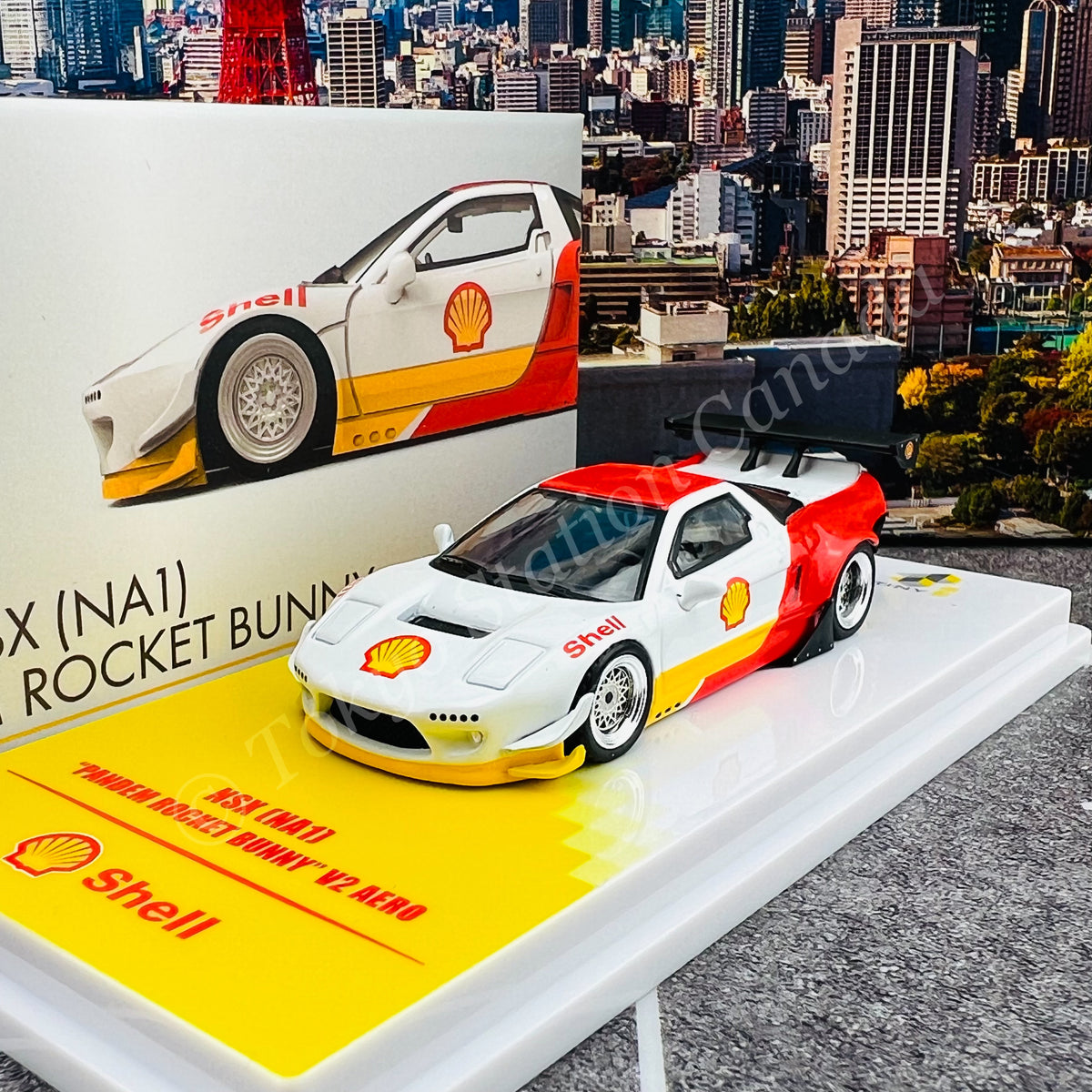ミニカー INNO64 Shell NSX (NA1)Pandem RocketBunny Inno64 Tiny 1:64 SHELL Honda NSX (NA1) Pandem Rocket Bunny