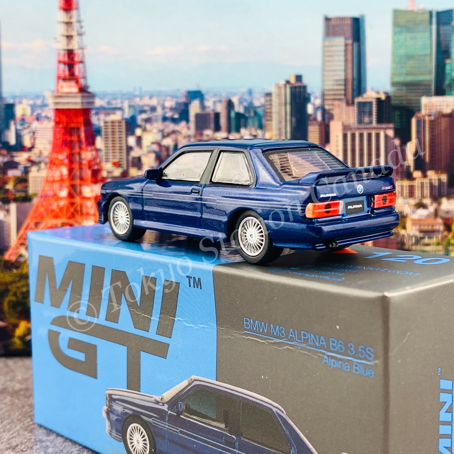 MINI GT 1/64 BMW M3 (E30) ALPINA B6 3.5S Alpina Blue LHD MGT00120-L