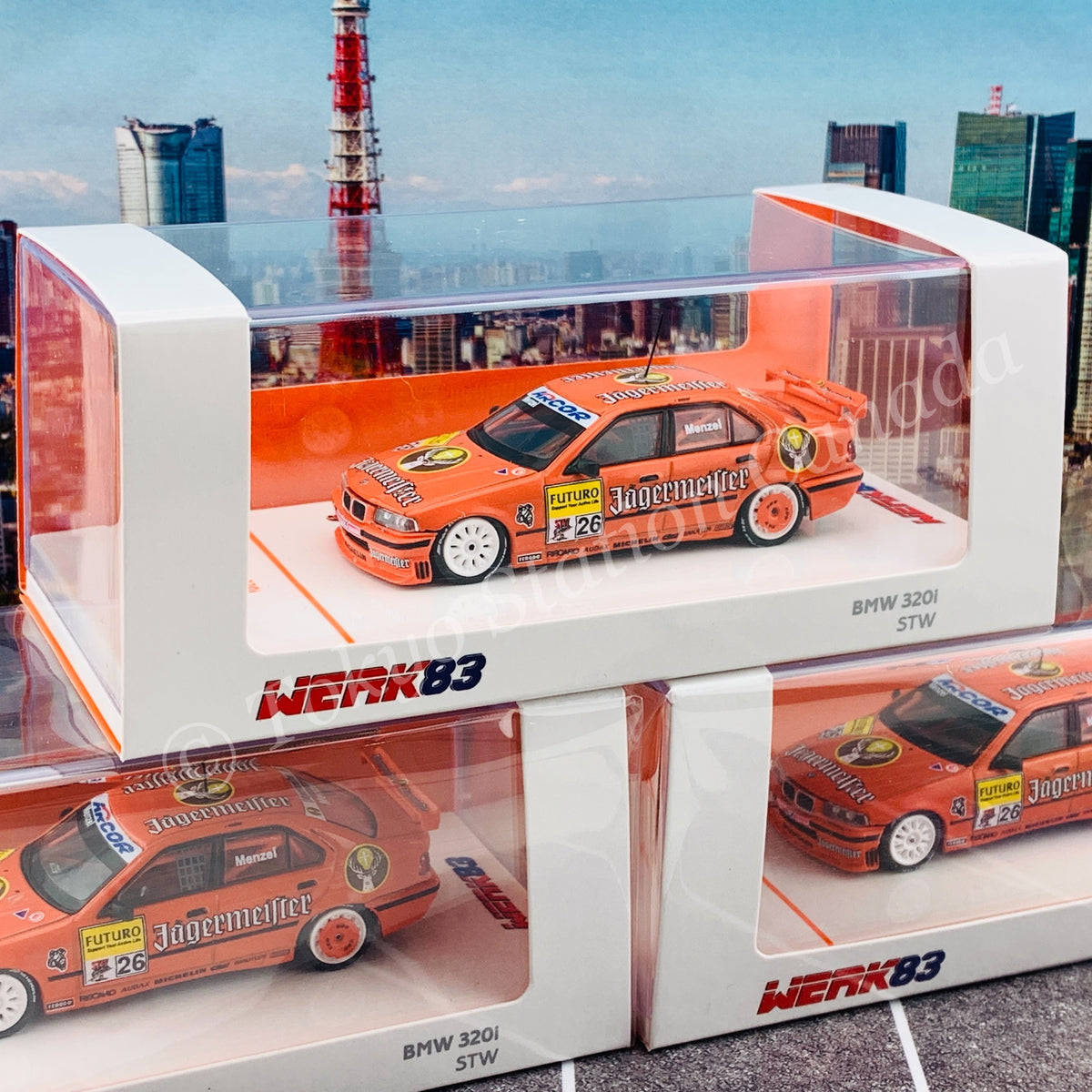 WERK83 1/64 BMW 320i STW Christian Menzel WK83-034b – Tokyo Station