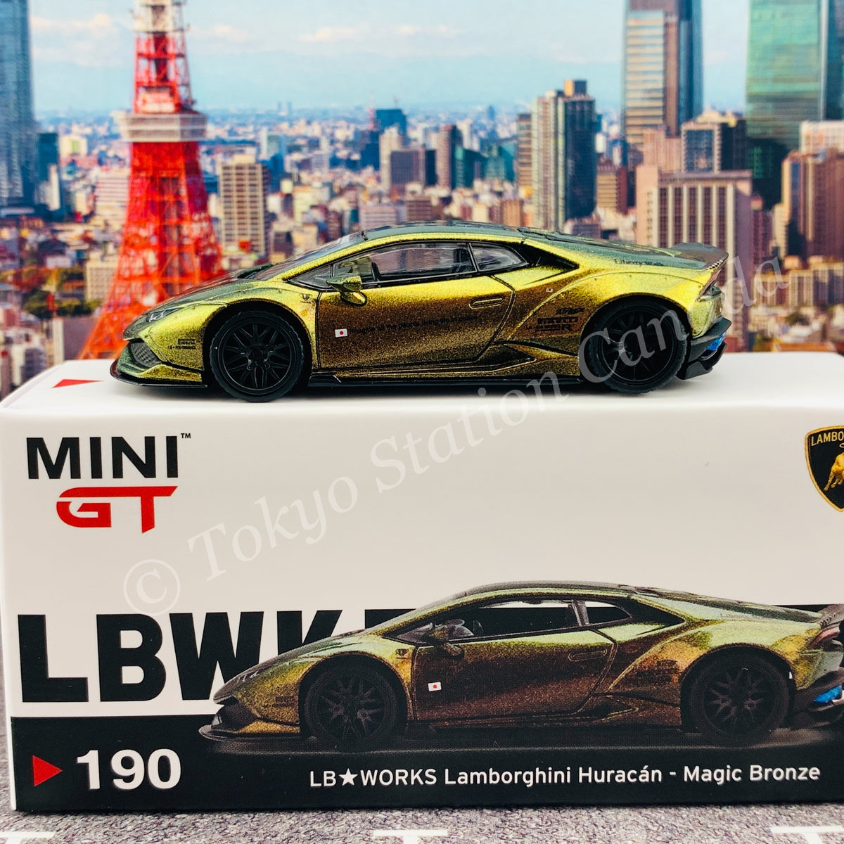 MINI GT 1/64 LB WORKS Lamborghini Huracán ver. 2 Magic