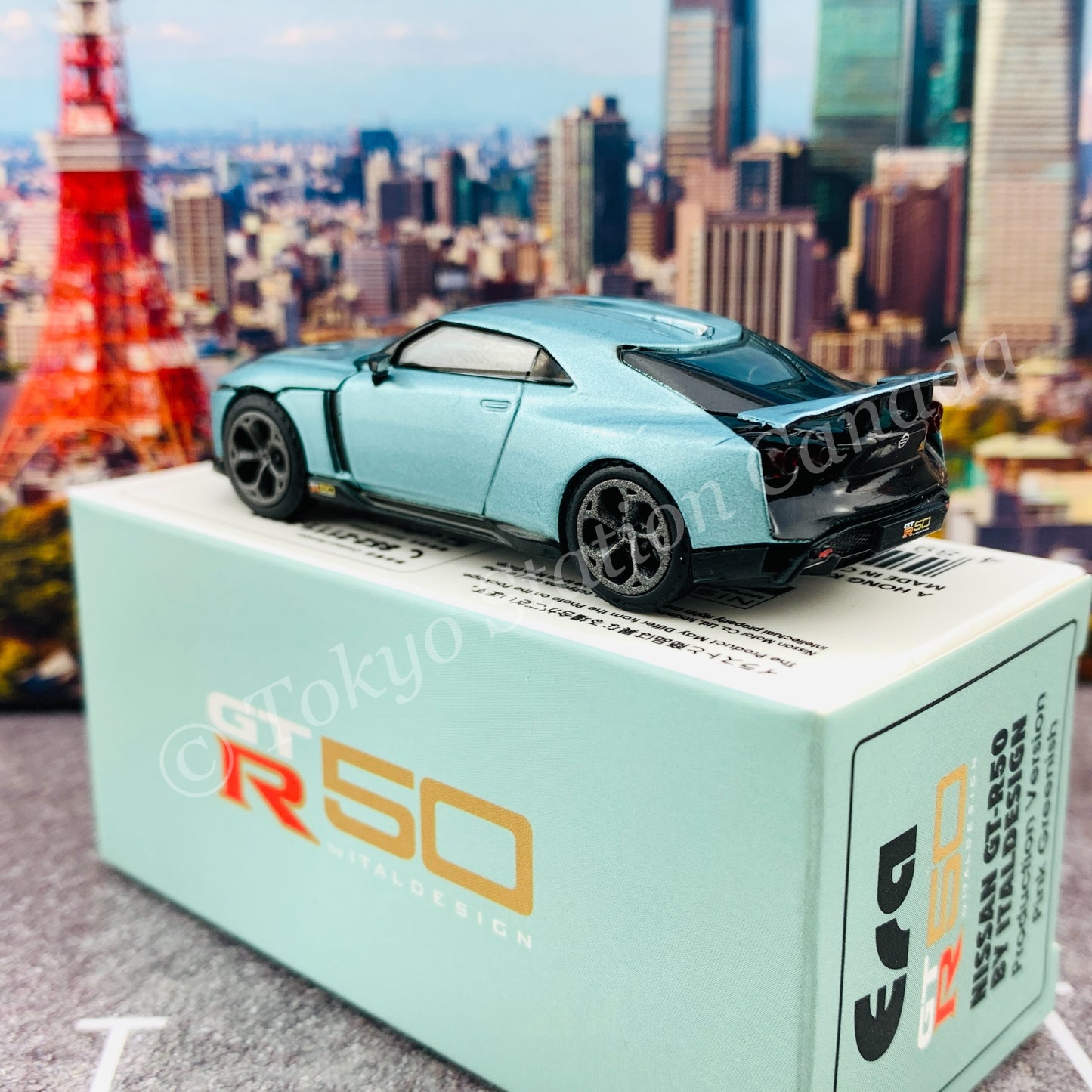 ERA CAR 1/64 SP Nissan GT-R50 By Italdesign - Production Version Pink Greenish NS21GTRSP48