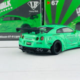 MINI GT LIBERTYWALK LB★WORKS Nissan GTR (R35) Light Green LHD PHILIPPINES EXCLUSIVE PRODUCT MGT00067-L