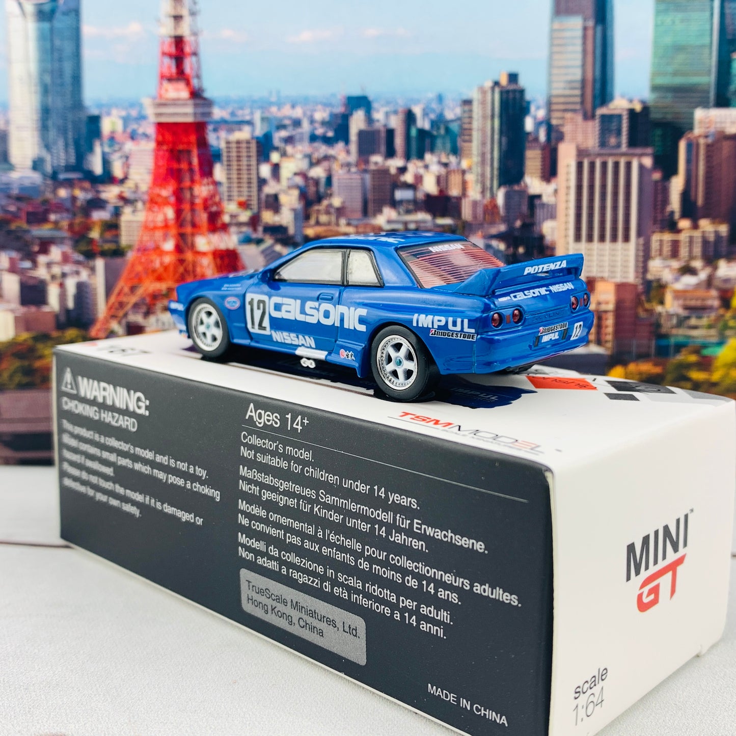 MINI GT 1/64 Nissan Skyline GTR R32 Gr. A #12 Calsonic 1992 Japan Touringcar Championship RHD MGT00167-R