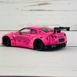 MINI GT LIBERTYWALK LB★WORKS Nissan GTR (R35) "WearItPink" Breast Cancer Awareness RHD MGT00054-R