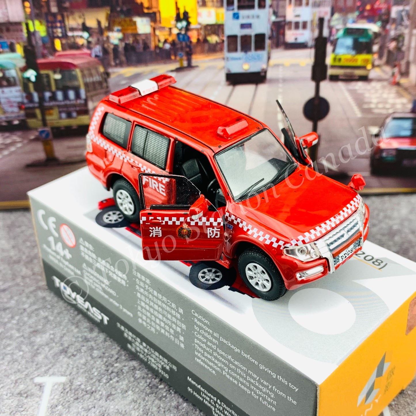 TINY 微影 126 Mitsubishi Pajero 2015 Hong Kong Fire Services Department (F9208) ACT65206
