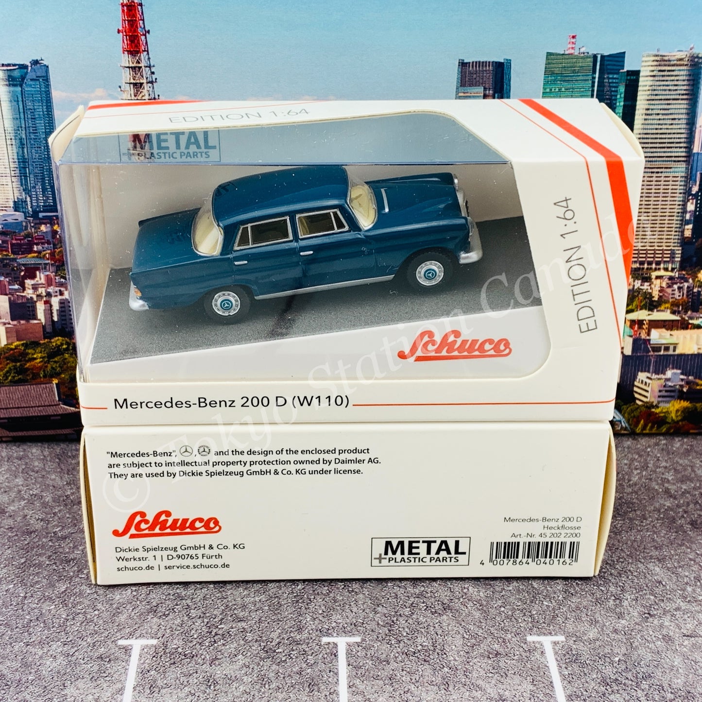 Schuco1/64 Mercedes Benz 200 D Dark Green 452022200