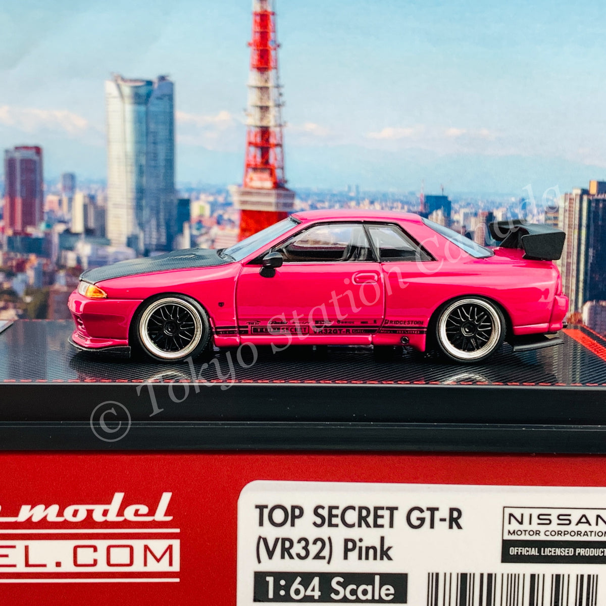 Ignition Model 1/64 TOP SECRET GT-R (VR32) Pink IG2393 – Tokyo Station