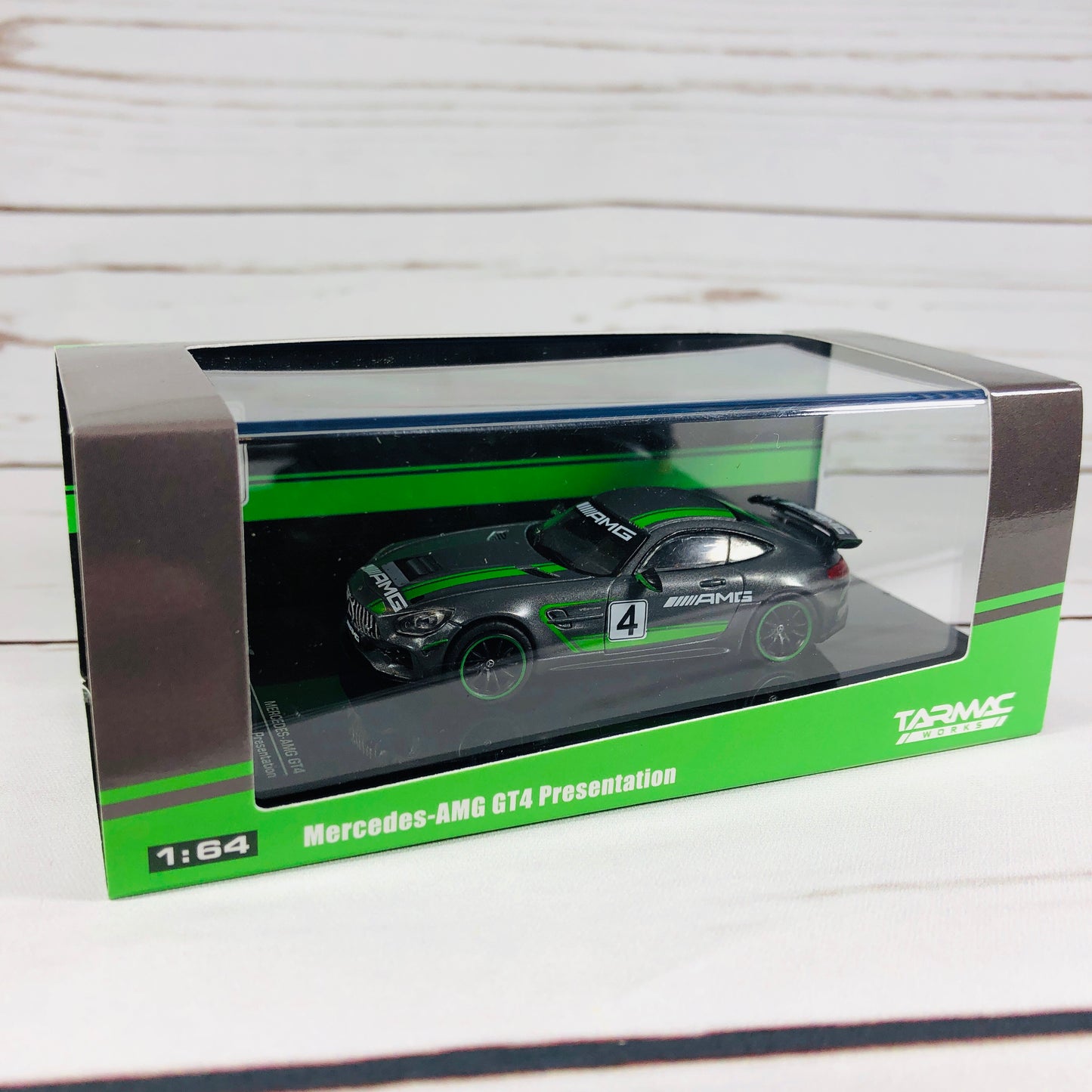 Tarmac Works 1/64 Mercedes-AMG GT4 Presentation T64-006-GT4
