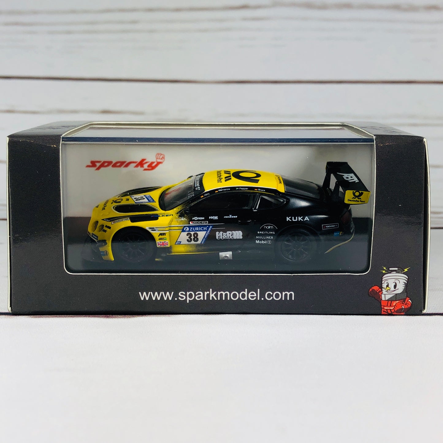 Sparky 1/64 Bentley Continental GT3 No.38 Bentley Team ABT Y110