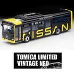 TOMYTEC TLVN 1/64 Isuzu Erga Nissan Shuttle Bus (Ikazuchi Yellow/Black) LV-N245e