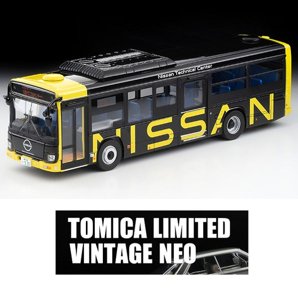 TOMYTEC TLVN 1/64 Isuzu Erga Nissan Shuttle Bus (Ikazuchi Yellow/Black) LV-N245e