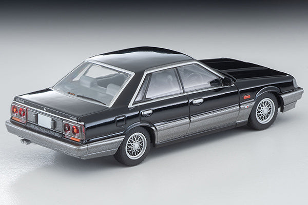 TOMYTEC Tomica Limited Vintage Neo 1/64 NISSAN SKYLINE 4 DOOR HT GTS TWINCAM 24V (BLACK/SILVER) 1986 LV-N282b