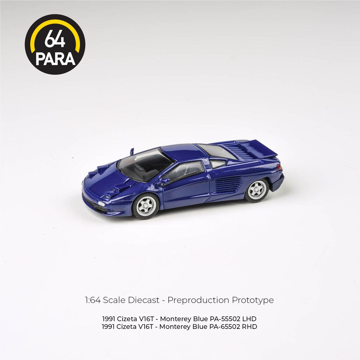 PARA64 1/64 1991 Cizeta V16T Monterey Blue LHD PA-55502