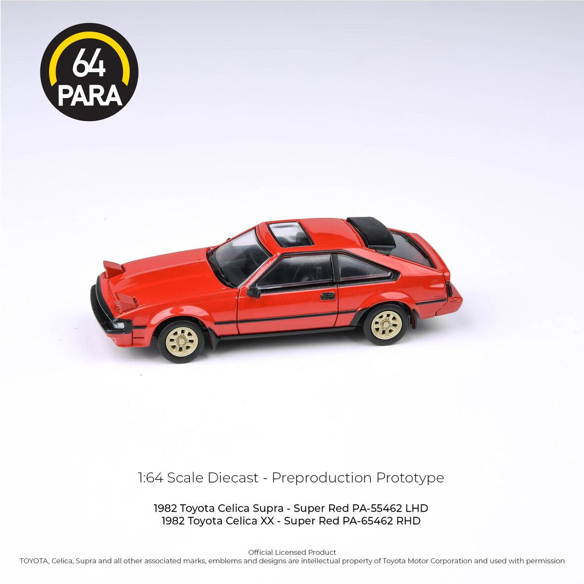 PARA64 1/64 1982 Toyota Celica Supra Super Red LHD PA-55462