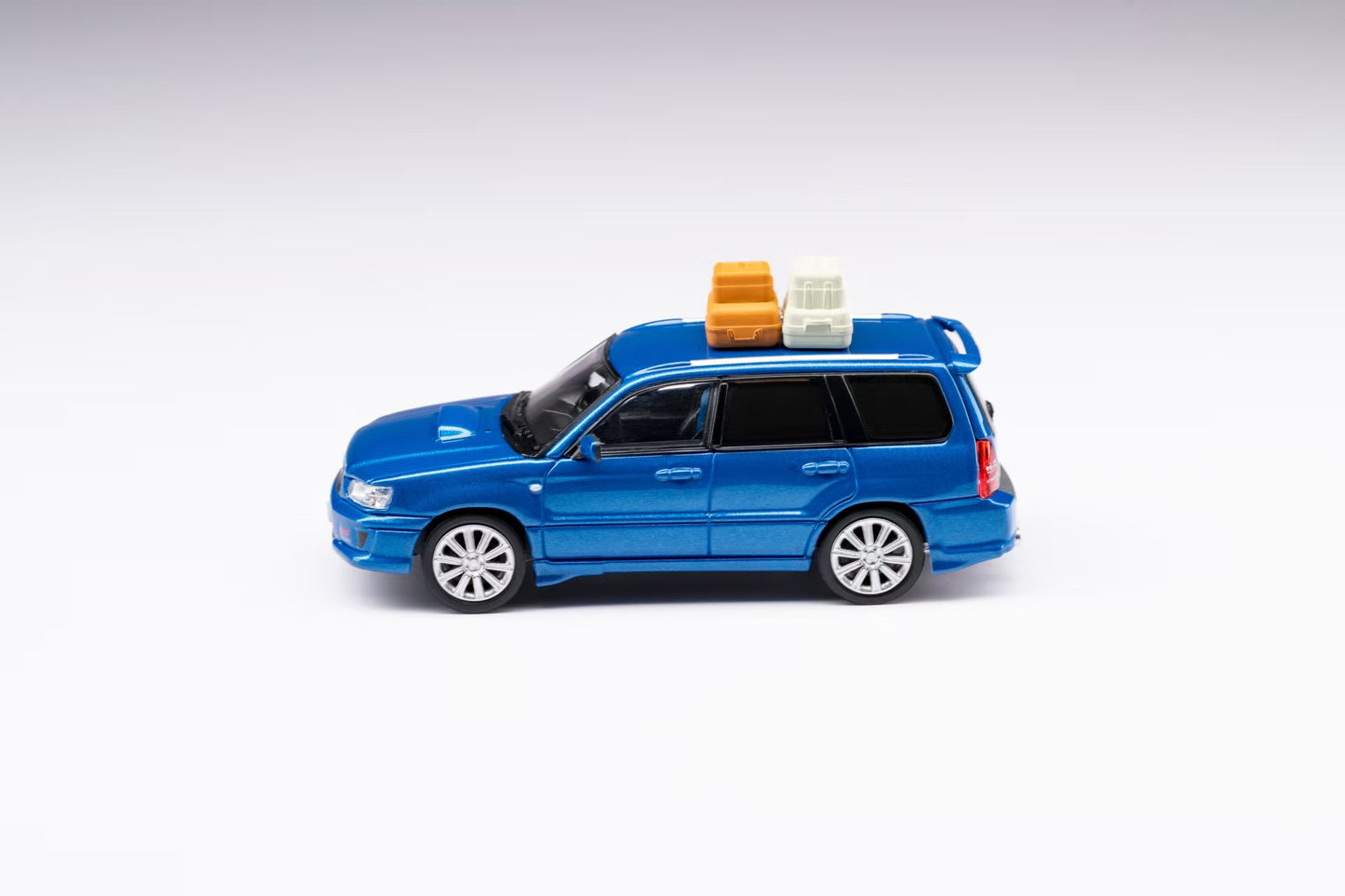 ModelModel 1/64 Subaru Forester SG9 Sti blue MM64-SG9-001