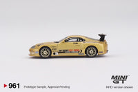 PREORDER MINI GT 1/64 Toyota Supra (A80) Top Secret GT-300 Top Secret Gold MGT00961-R (Approx. Release Date : Q2 2025 subject to manufacturer's final decision)