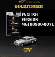 PREORDER MINI GT 1/64 Aston Martin DB5 James Bond “Goldfinger” ENGLISH VERSION MGT00900-007E (Approx. Release Date : Q1 2025 subject to manufacturer's final decision)