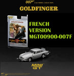 PREORDER MINI GT 1/64 Aston Martin DB5 James Bond “Goldfinger” FRENCH VERSION MGT00900-007F (Approx. Release Date : Q1 2025 subject to manufacturer's final decision)