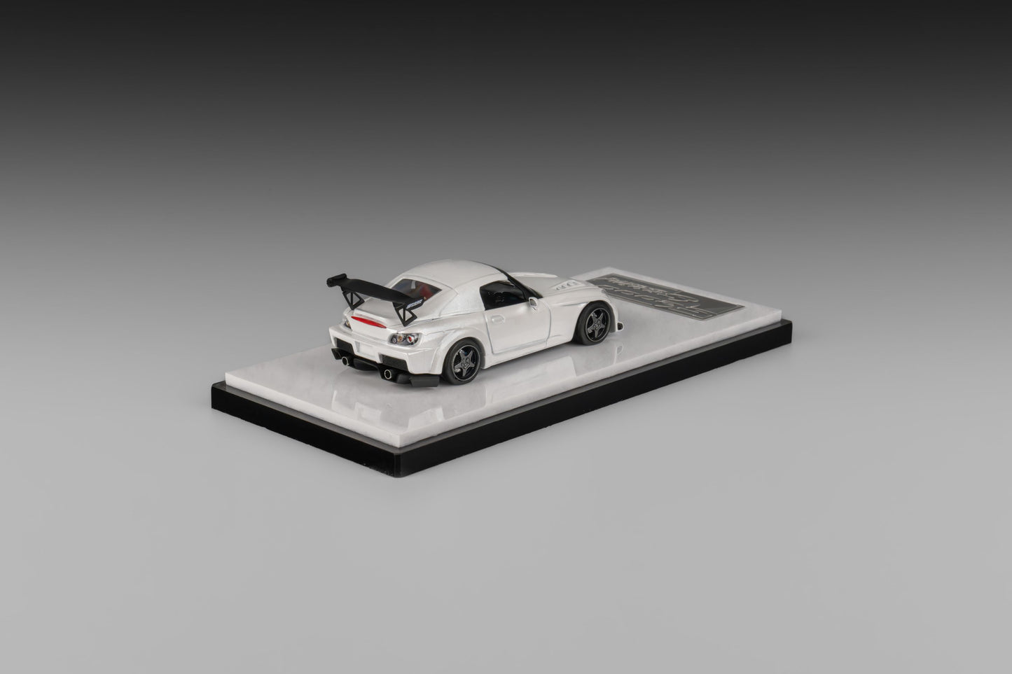 Micro Turbo 1/64 Custom S2000 Spoon Racing - White