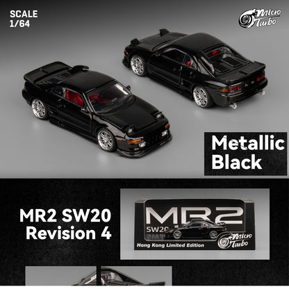 Micro Turbo 1/64 MR2 SW20 Hong Kong Limited Edition - Metallic Black
