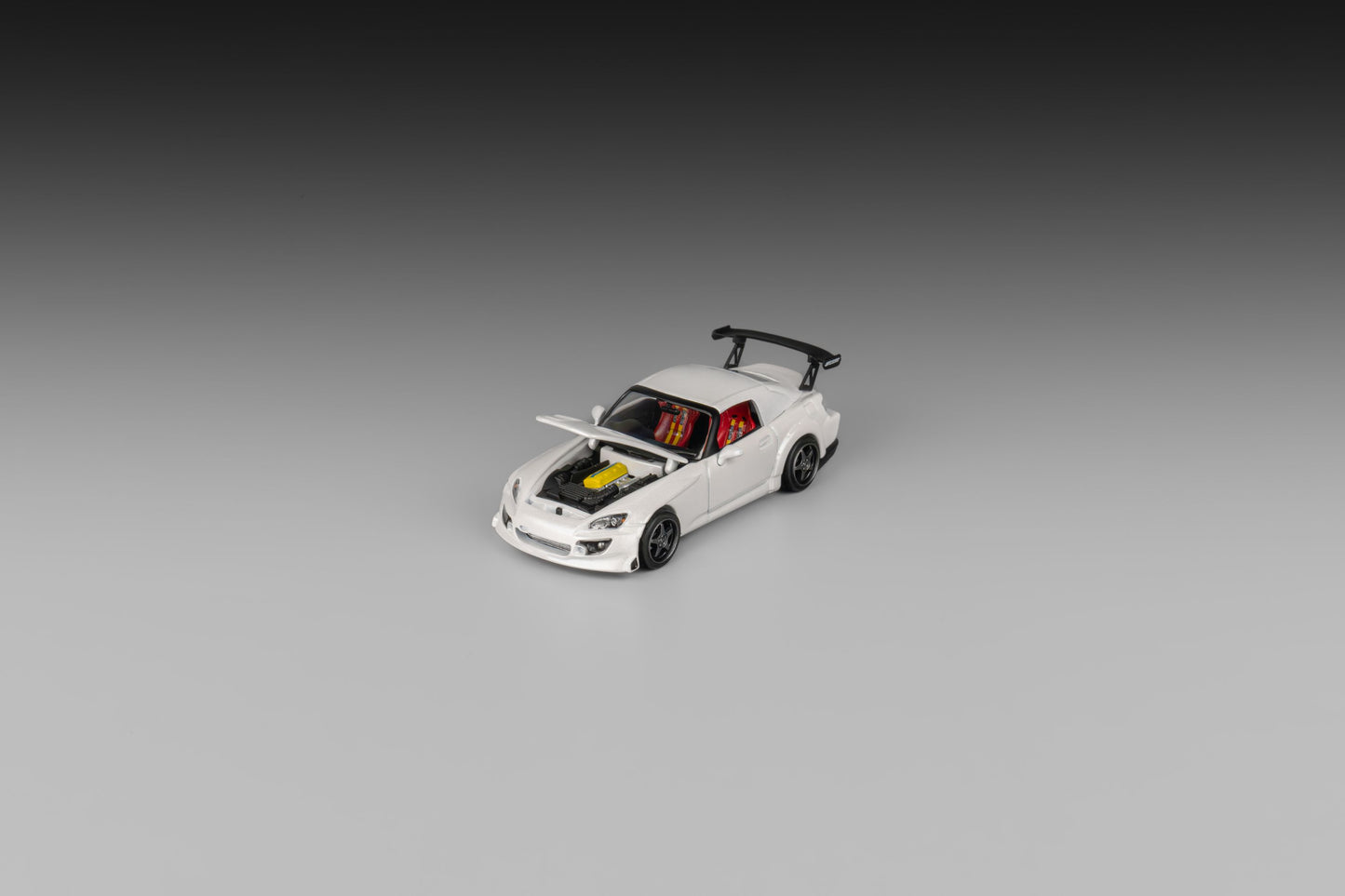 Micro Turbo 1/64 Custom S2000 Spoon Racing - White