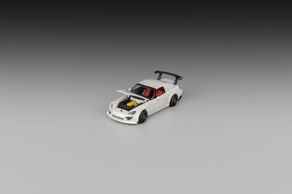 Micro Turbo 1/64 Custom S2000 Spoon Racing - White