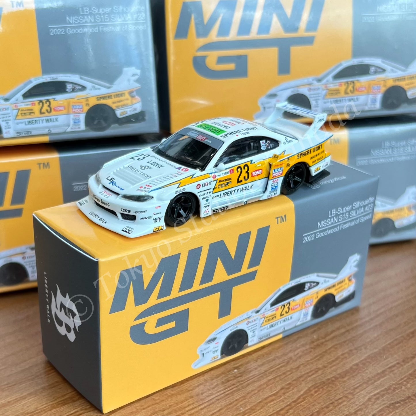 MINI GT 1/64 Nissan LB Super Silhouette S15 SILVIA #23 2022 Goodwood Festival of Speed MGT00618-R