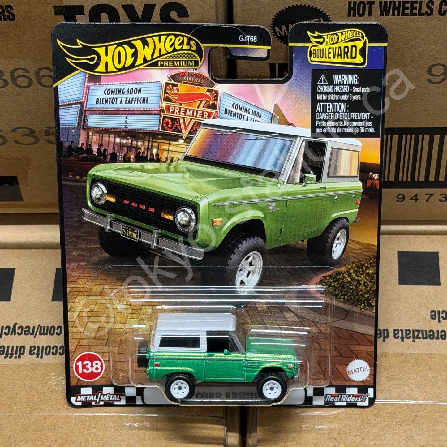 HOTWHEELS PREMIUM BOULEVARD 75 FORD BRONCO JBL12