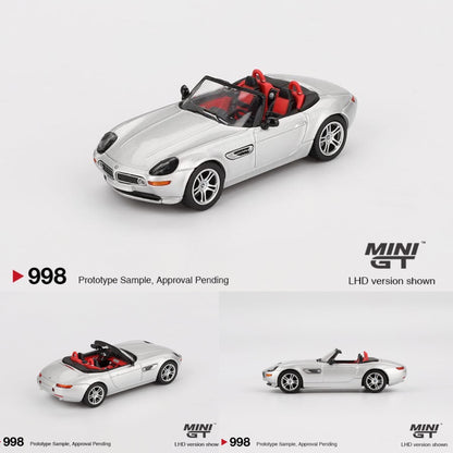MINI GT 1/64 BMW Z8 Silver MGT00998-BL