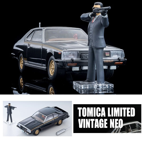 PREORDER TOMYTEC TLVN 1/64 LV-N Movie Stars 03 Seibu Keisatsu Machine X Daimon Keisuke Figure Included (Approx. Release Date : AUG 2026 subject to manufacturer's final decision)