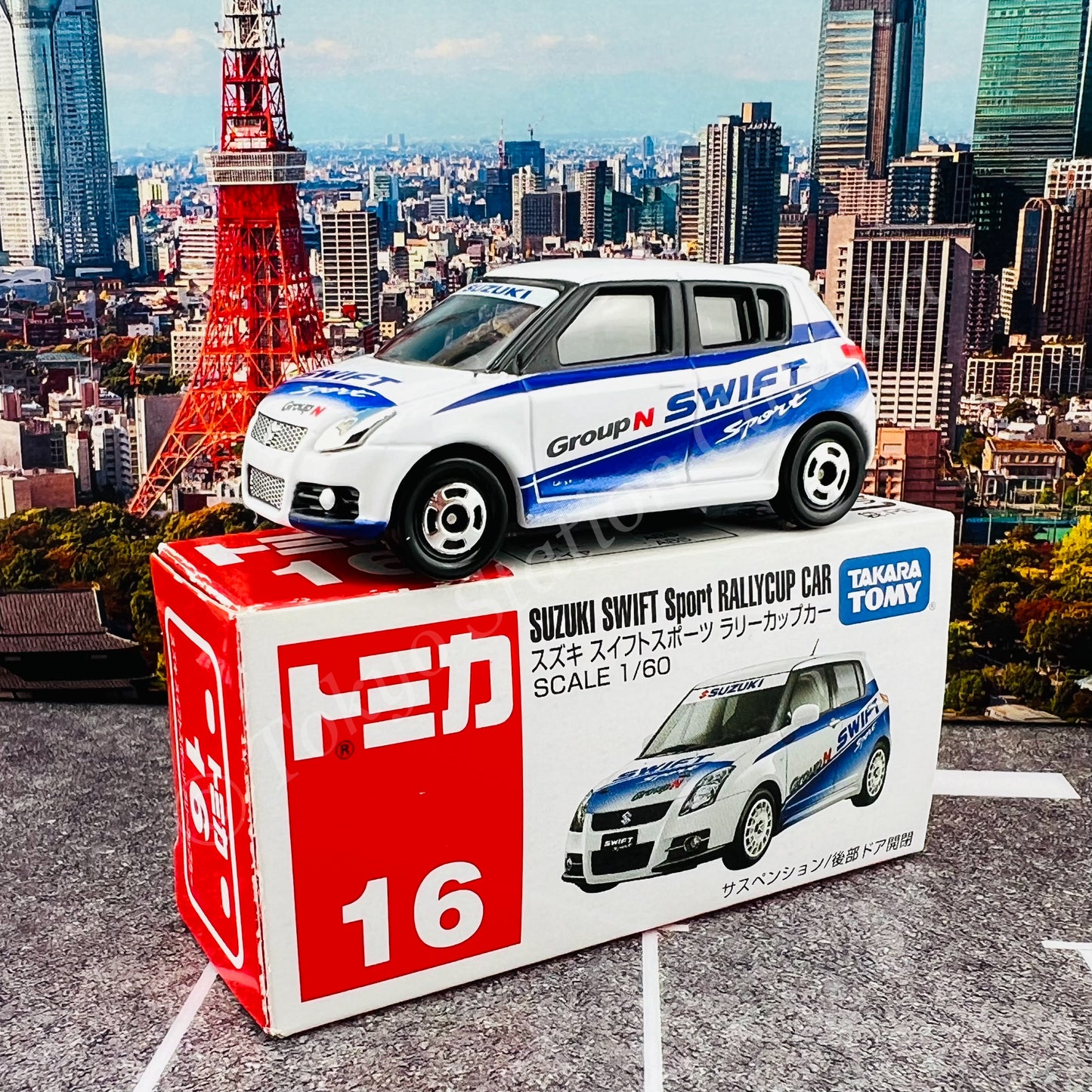 TOMICA 16 SUZUKI SWIFT Sport RALLYCUP CAR