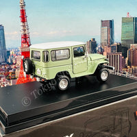 HOBBY FANS 1/64 Toyota Land Cruiser FJ40 Green / White HF64-FJ40-10GWH