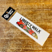 LIBERTY WALK JAPAN Box Sticker FD Orange x Green ST166-FDOR