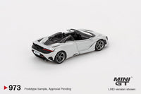 PREORDER MINI GT 1/64 McLaren 750S Spider Cirrus Grey MGT00973-L (Approx. Release Date : Q3 2025 subject to manufacturer's final decision)