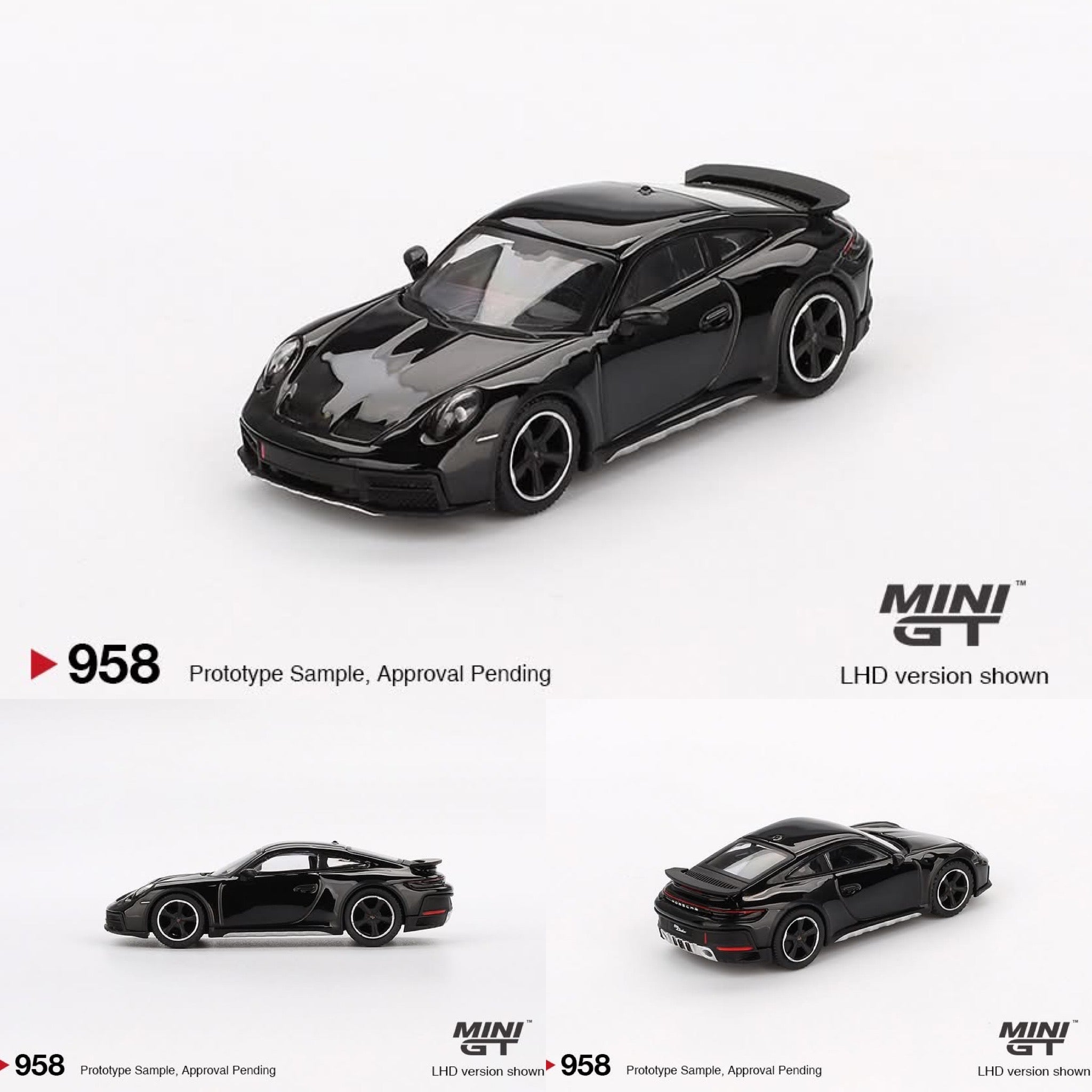 MINI GT 1/64 Porsche 911 Dakar – Black MGT00958-BL – Tokyo Station