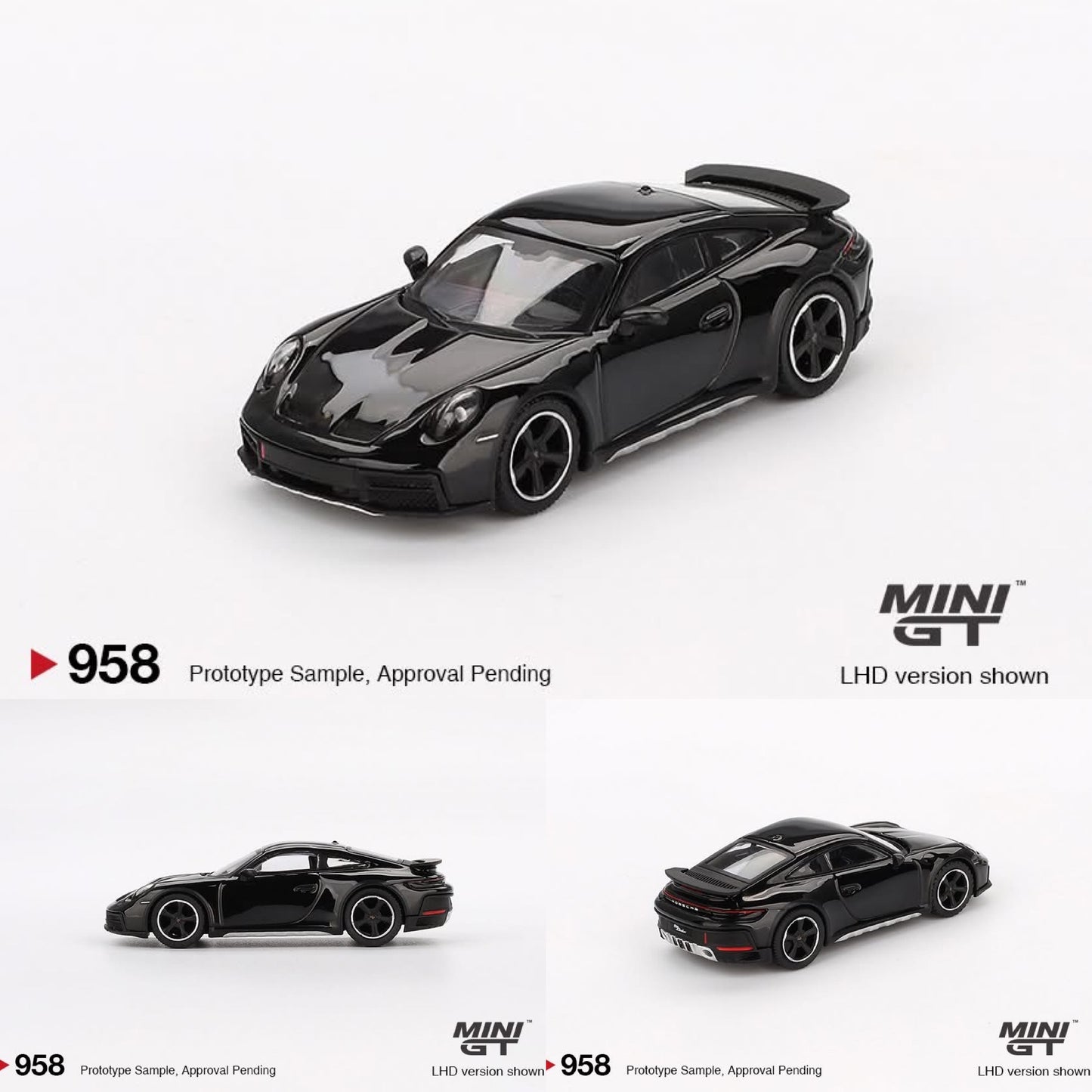 MINI GT 1/64 Porsche 911 Dakar – Black MGT00958-BL