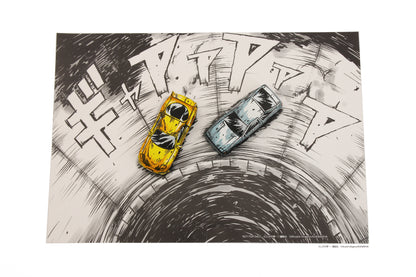 Kyosho Noverlty 1/64 Initial D Comic Edition 3 Cars Set 07057AA