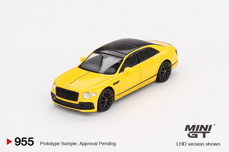 MINI GT 1/64 Bentley Flying Spur Monaco Yellow MGT00955-BL
