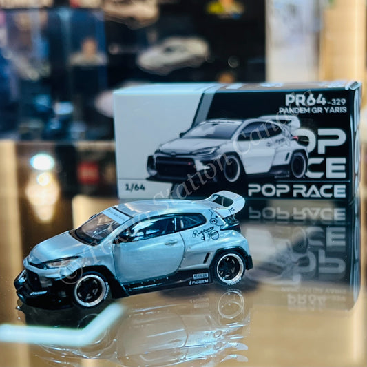 POPRACE 1/64 PANDEM GR YARIS RAW MATERIAL (HK TOYCAR SALON 2025 Special Release) PR640329