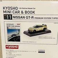 KYOSHO MINI CAR & BOOK (No. 11) 1/64 NISSAN GT-R PREMIUM EDITION T-SPEC