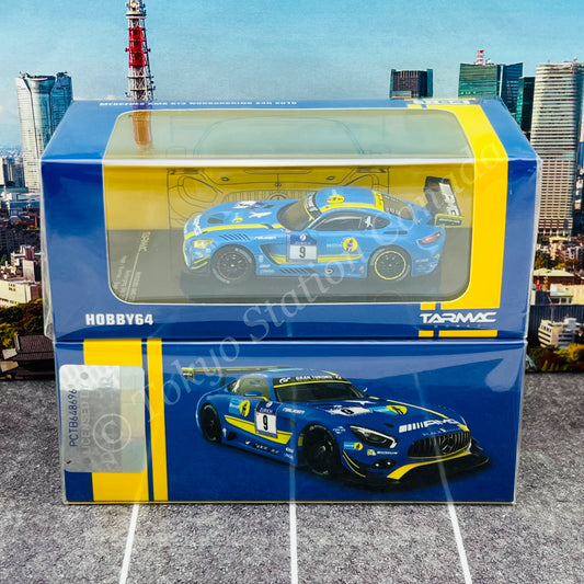 Tarmac Works 1/64 Mercedes-AMG GT3 Nurburgring 24hr 2016 #9 T64-008-BF01