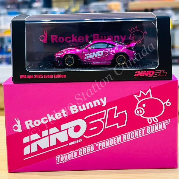 INNO64 1/64 TOYOTA GR86 "PANDEM ROCKET BUNNY" APA xpo 2025 Event Edition IN64-GR86P-APA25