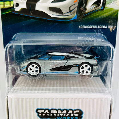 *CHASE CAR* Tarmac Works 1/64 Global Collection Koenigsegg Agera RS White/Black/Blue T64G-005-RS1