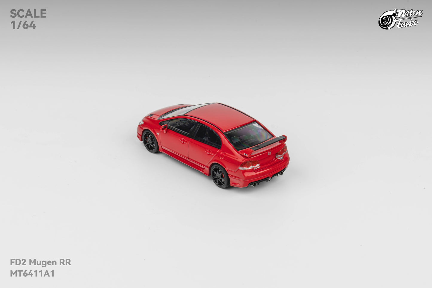 Micro Turbo 1/64 Custom FD2 MUGEN RR - Red MT6411A1
