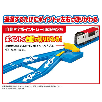 TAKARA TOMY R-22 Automatic Y-shaped Point Rail (Plarail) 4904810099833