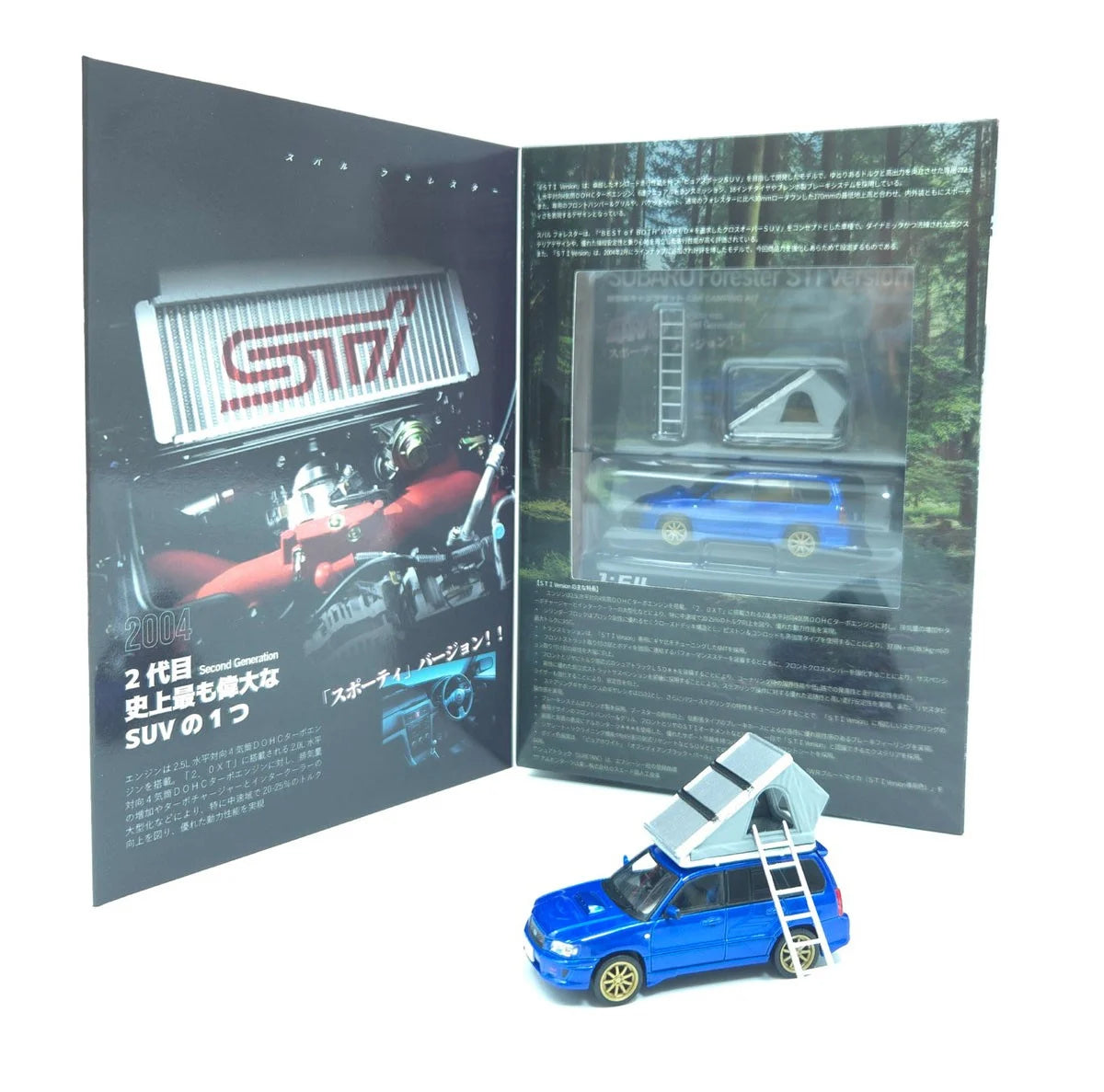 MODELMODEL 1/64 Subaru Forester STI Version Special Edition Blue MM64-SG9-Special Edition