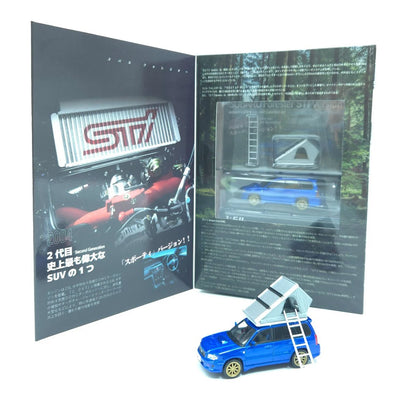 MODELMODEL 1/64 Subaru Forester STI Version Special Edition Blue MM64-SG9-Special Edition