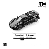 PREORDER Trends Hobby 1/64 Porsche 918 Spyder - Black 241086(B) (Approx. Release Date: Q3 2026 and subject to the manufacturer's final decision)