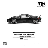 PREORDER Trends Hobby 1/64 Porsche 918 Spyder - Black 241086(B) (Approx. Release Date: Q3 2026 and subject to the manufacturer's final decision)