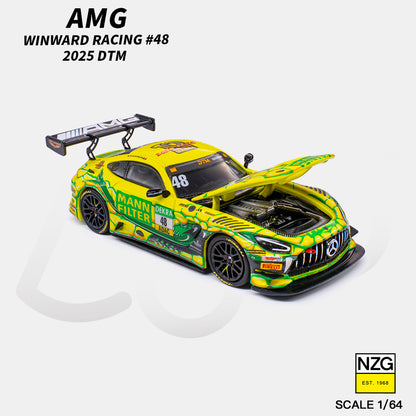 PREODER  KILO 1/64 AMG GT3 EVO 2025 DTM WINWARD RACING #48 114600010 (Approx. Release Date: Q4 2026 and subject to the manufacturer's final decision)